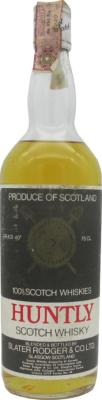 Huntly Scotch Whisky 100% Scotch Whiskies Callegari Import 40% 700ml