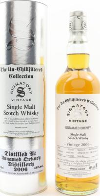 Unnamed Orkney 2006 SV Refill Sherry Butt 46% 700ml