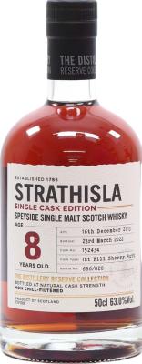 Strathisla 2013 1st Fill Sherry Butt 63% 500ml