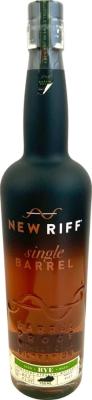 New Riff 4yo Single Barrel 53.75% 750ml