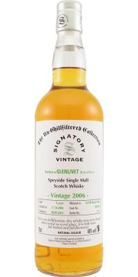 Glenlivet 2006 SV The Un-Chillfiltered Collection 1st Fill Sherry Butt #901043 46% 700ml