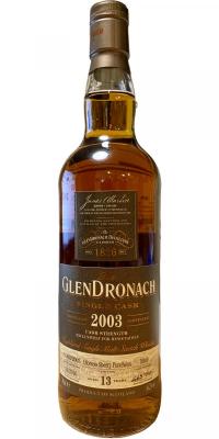 Glendronach 2003 Single Cask Oloroso Sherry Puncheon #5949 HN Wine & Spirits Taiwan 56.2% 700ml