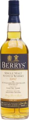 Bunnahabhain 1987 BR Berrys 2448 46% 700ml