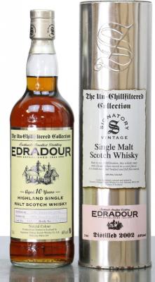 Edradour 2002 SV The Un-Chillfiltered Collection #461 46% 700ml