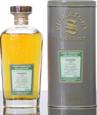 Glencraig 1975 SV Cask Strength Collection Bourbon Barrel #7935 56.8% 700ml