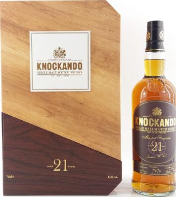 Knockando 1994 Gift Set Sherry & Bourbon 43% 700ml