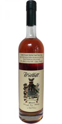 Willett 3yo Family Estate Bottled Small Batch Rye Charred White Oak Barrels 55.7% 750ml