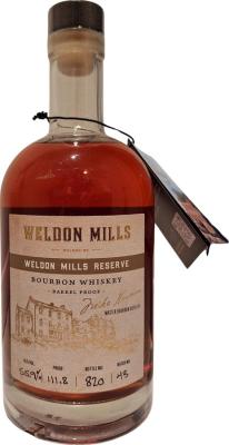 Weldon Mills Reserve Barrel Proof 55.9% 750ml