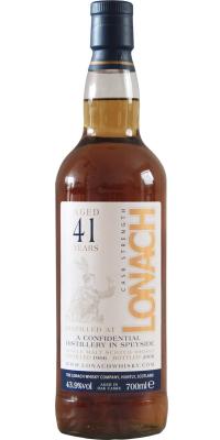 A Confidential Distillery in Speyside 1966 DT Lonach Collection 43.9% 700ml