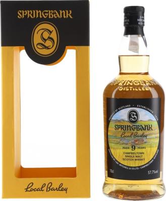 Springbank 9yo Local Barley 57.7% 700ml