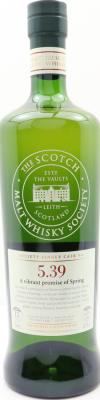 Auchentoshan 1999 SMWS 5.39 a vibrant promise of Spring Refill Ex-Bourbon Hogshead 58.7% 700ml