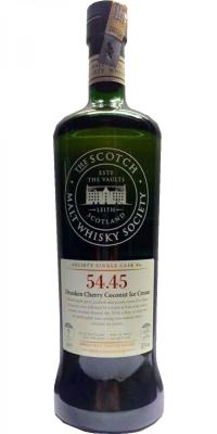 Aberlour 2007 SMWS 54.45 Drunken Cherry Coconut Ice Cream 1st Fill Ex-Bourbon Barrel 58.9% 700ml