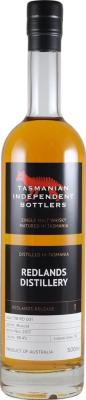 Tasmanian Independent Bottlers Redlands Distillery Muscat TIB RD 001 48.4% 500ml