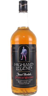 Highland Legend Finest Blended Scotch Whisky 40% 1000ml