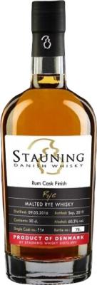 Stauning 2016 Rye Rum Cask Finish #498 60.3% 500ml
