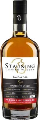 Stauning 2016 Rye Rum Cask Finish #498 60.3% 500ml