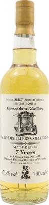 Glencadam 2011 JW Auld Distillers Collection Bourbon Cask #417 57.5% 700ml