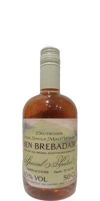 Barrique Ben Brebadair Bq Special Peated Barrique casks & ex-Bourbon barrels 40% 500ml