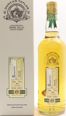 Aberlour 1993 DT Rare Auld #2840 54.7% 700ml