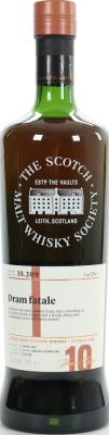 Glen Moray 2007 SMWS 35.209 Dram fatale 1st Fill Barrique 61.7% 700ml