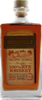 Woodinville Hundred Percent Rye Whisky 45% 750ml
