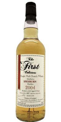 Speyburn 2004 ED The 1st Editions Refill Ex-Sherry Butt ES 11270 58.4% 700ml