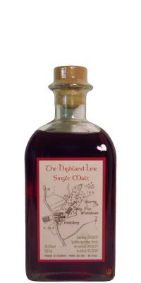 The Highland Line Single Malt 2007 WE Spatburgunder Finish 58.2% 500ml