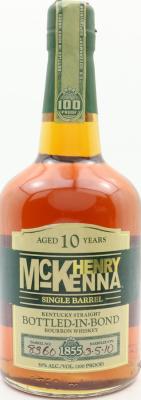 Henry McKenna 10yo Single Barrel Bottled in Bond #4288 50% 750ml