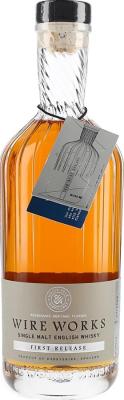 White Peak Wire Works Single Malt English Whisky STR and Bourbon Cask 1st Release 50.3% 700ml