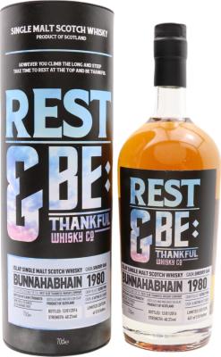 Bunnahabhain 1980 RBTW Limited Edition Sherry Casks 40.2% 700ml