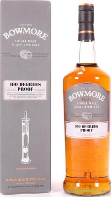 Bowmore 100 Degrees Proof Small Batch Release Travel Retail 57.1% 1000ml