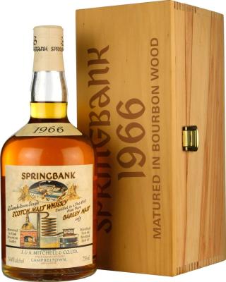 Springbank 1966 Local Barley Oak Bourbon Cask 54.4% 750ml