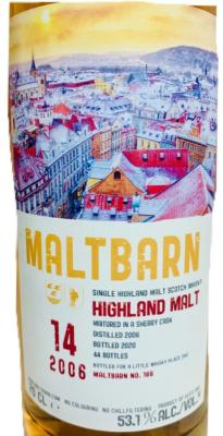 Highland Malt 2006 MBa Sherry A Little Whisky Place HK 53.1% 700ml