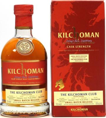 Kilchoman 2011 The Kilchoman Club 4th Edition Sauternes Wine Casks 60% 700ml