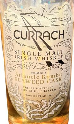 Currach Single Malt Irish Whisky Atlantic Kombu Seaweed Cask ex-bourbon & seaweed charred virgin oak 46% 700ml