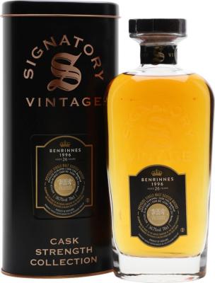 Signatory Vintage 1996 Benrinnes Cask No.11703 26yo 56.7% 700ml