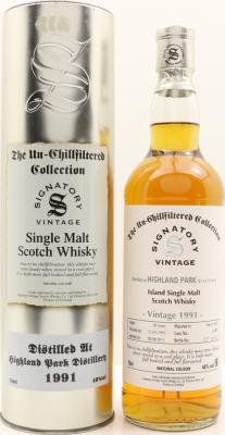 Highland Park 1991 SV The Un-Chillfiltered Collection 20yo Sherry Butt #15116 46% 700ml