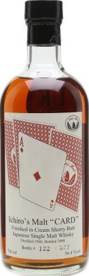 Hanyu 1986 Ace of Diamonds Hogshead Cream Sherry #9023 56.4% 700ml