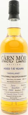 Isle of Jura 2000 MMcK Carn Mor Strictly Limited Edition 14yo 46% 700ml