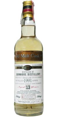 Bowmore 1991 DL Old Malt Cask Refill Hogshead 50% 700ml