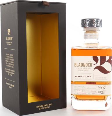 Bladnoch 2007 Single Cask Ex-Port Pipe #6703 55.9% 700ml