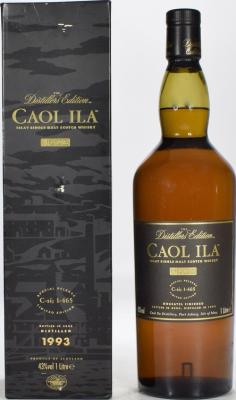 Caol Ila 1993 The Distillers Edition Double Matured in Moscatel Casks 43% 1000ml