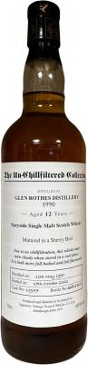 Glenrothes 1990 SV Sherry Butt #10977 46% 700ml