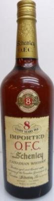 Schenley 1954 OFC Original Fine Canadian small charred white oak cask 43.4% 750ml