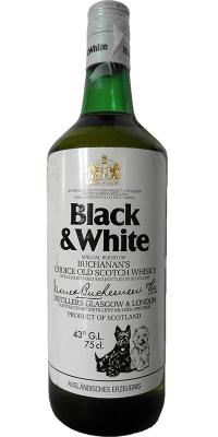 Black & White Special Blend of Buchanan's Choice Old Scotch Whisky 43% 750ml