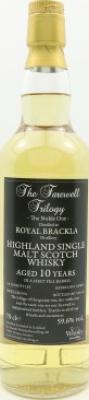 Royal Brackla 10yo SWf The Farewell Trilogy First Fill Barrel #310874 59.6% 700ml