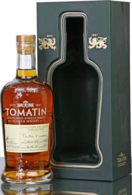 Tomatin 2002 Distillery Exclusive Single Cask Pedro Ximenez #34913 55.7% 700ml