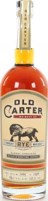 Old Carter Straight Rye Whisky 56.1% 750ml