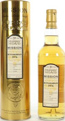 Bunnahabhain 1976 MM Mission Gold Series Fino Sherry Cask 48.1% 700ml