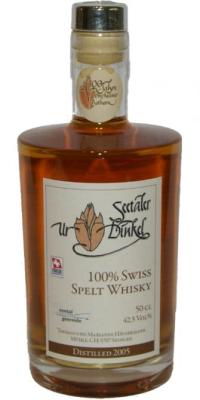 Seetaler Ur-Dinkel 2005 100% Swiss Spelt Whisky Thomas und Marianne Hausermann 42.5% 500ml